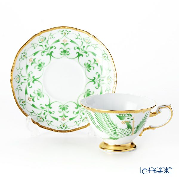 大倉陶園 鳳凰 70CR／E228 碗皿ペアセット