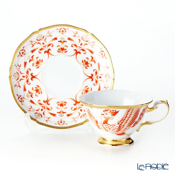 大倉陶園 鳳凰 70CR／E228 碗皿ペアセット