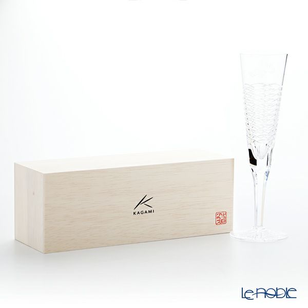カガミクリスタル フルートシャンパン K3201／2872 1月・松