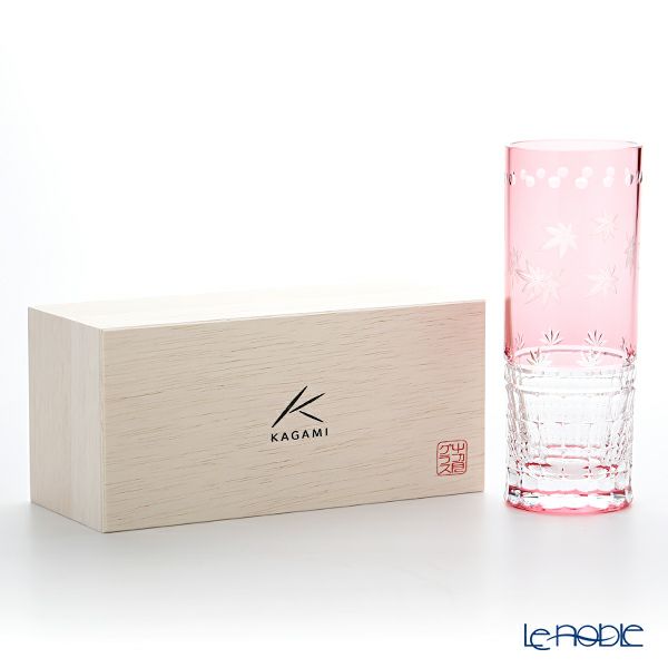 カガミクリスタル ロングタンブラー T744／2881CAU 10月・紅葉