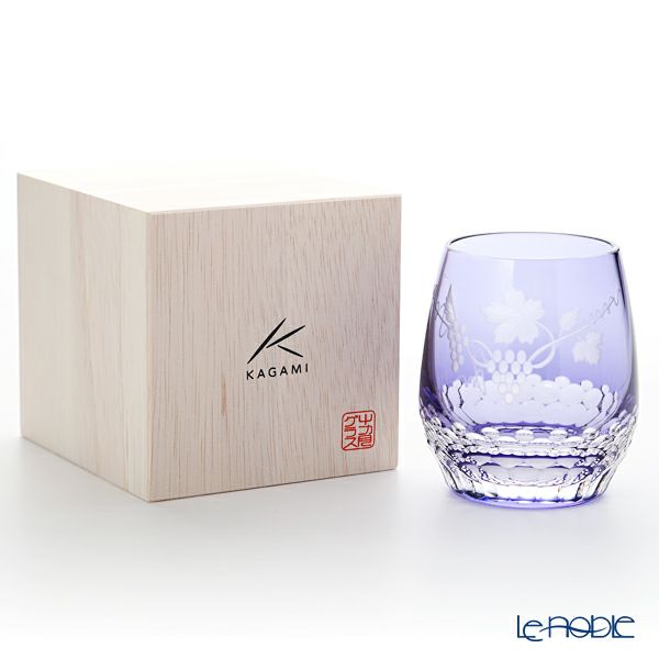 カガミクリスタル ロックグラス T741／2882CMP 11月・葡萄