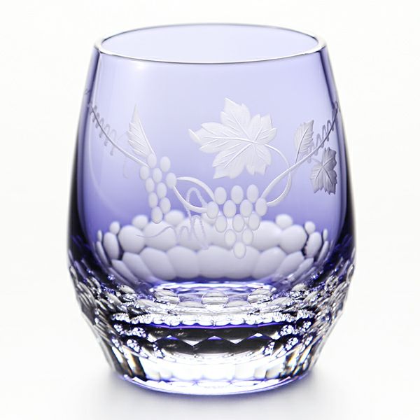 カガミクリスタル ロックグラス T741／2882CMP 11月・葡萄