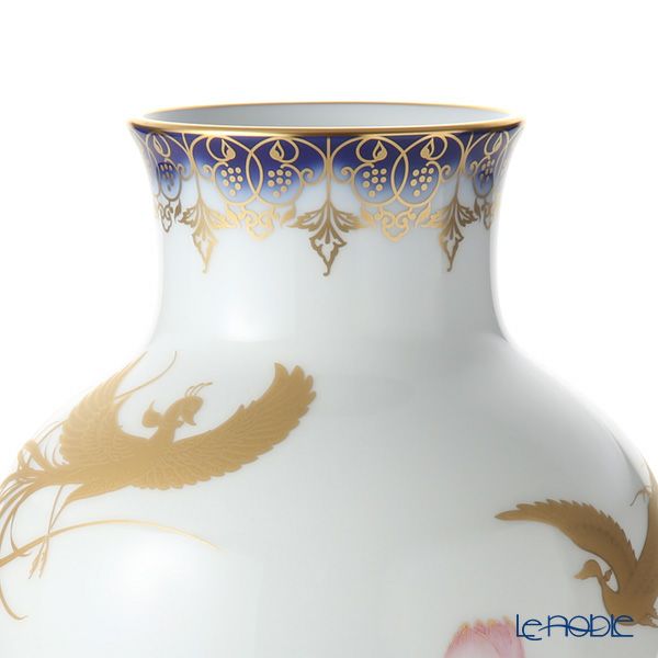 大倉陶園 鳳凰舞妃蓮 28cm 花器 20A／A946-2