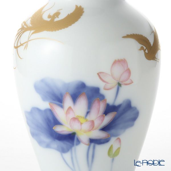 大倉陶園 鳳凰舞妃蓮 28cm 花器 20A／A946-2