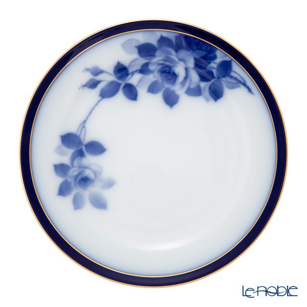 大倉陶園 100周年記念 ブルーローズ ミート皿 26cm 8011R／1H