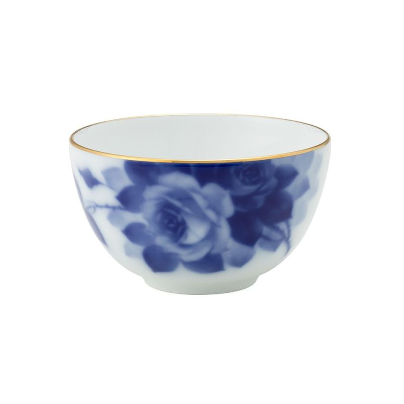 大倉陶園 ブルーローズ 和み椀／茶碗 8011A／64CN