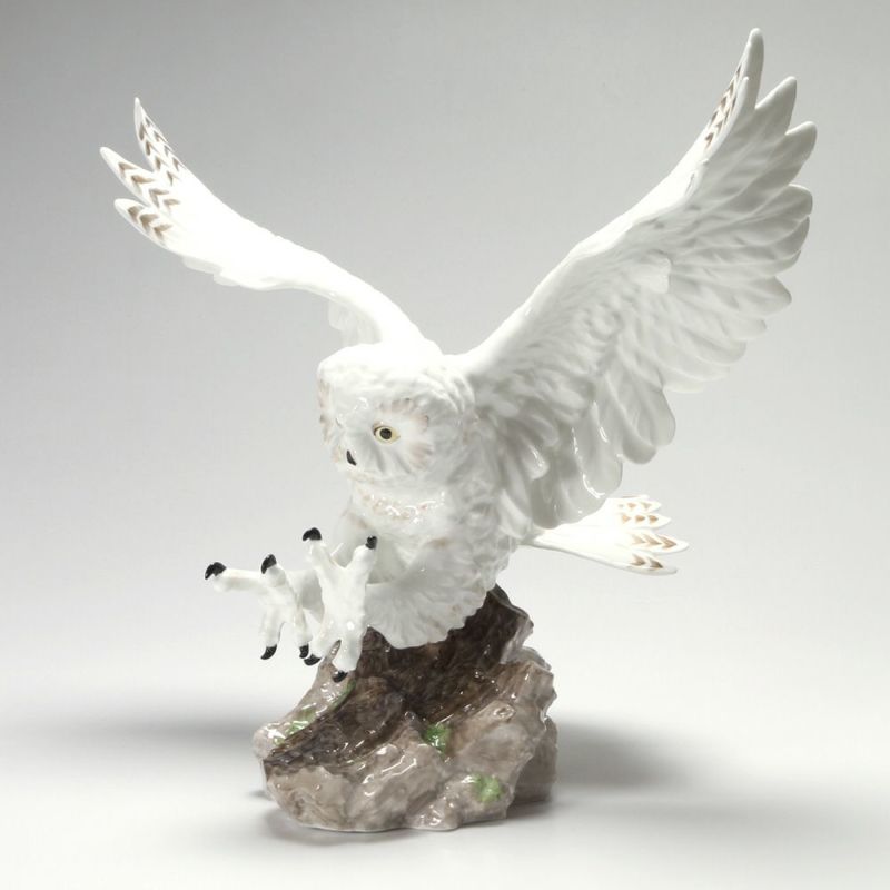 ノリタケ スタジオコレクション 置物 フクロウ （大） H40cm K087／A072