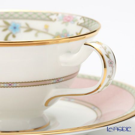 ノリタケ ヨシノ 9983-7J／Y59587 ティー・コーヒー兼用 碗皿 ピンク