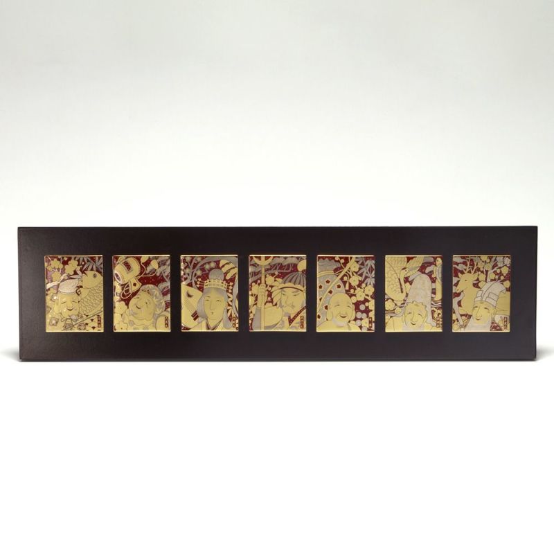 ノリタケ スタジオコレクション A086／SK092 縁起物 七枚組陶額 七福神