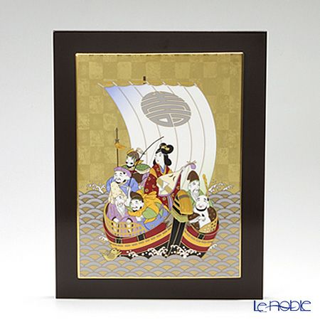 ノリタケ スタジオコレクション 縁起物 陶額 七福神 4340／A085