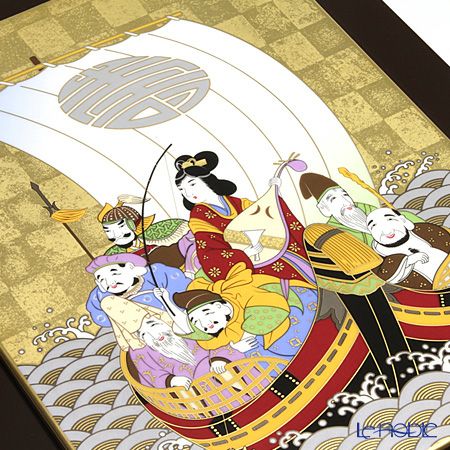 ノリタケ スタジオコレクション 縁起物 陶額 七福神 4340／A085