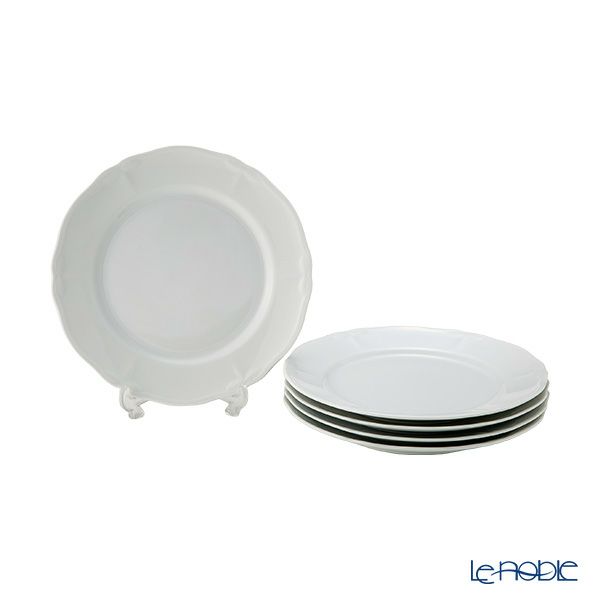 ノリタケ コティホワイト プレート 21cm 5枚セット 1470L／F94411