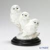 ノリタケ スタジオコレクション AC182／K122 置物 ふくろう三兄弟 H14.5cm（台付）