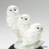 ノリタケ スタジオコレクション AC182／K122 置物 ふくろう三兄弟 H14.5cm（台付）