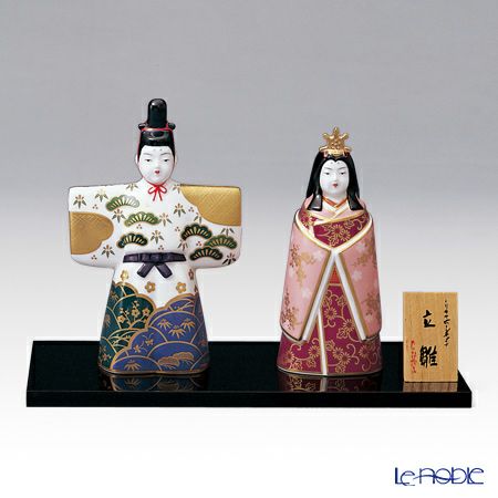 ノリタケ スタジオコレクション AC192／K1489 置物 桃の節句 立雛