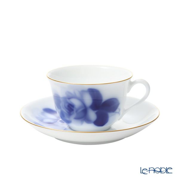 大倉陶園 ブルーローズ コーヒー碗皿 8211／78C
