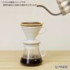 ハリオ V60用 セラミックドリッパー02セット XVDD-3012W 1～4杯用 【計量スプーン＆ペーパーフィルター 100枚付】