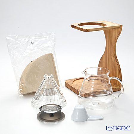 ハリオ V60 オリーブウッドスタンドセット VSS-1206-OV