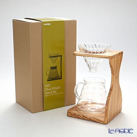 ハリオ V60 オリーブウッドスタンドセット VSS-1206-OV