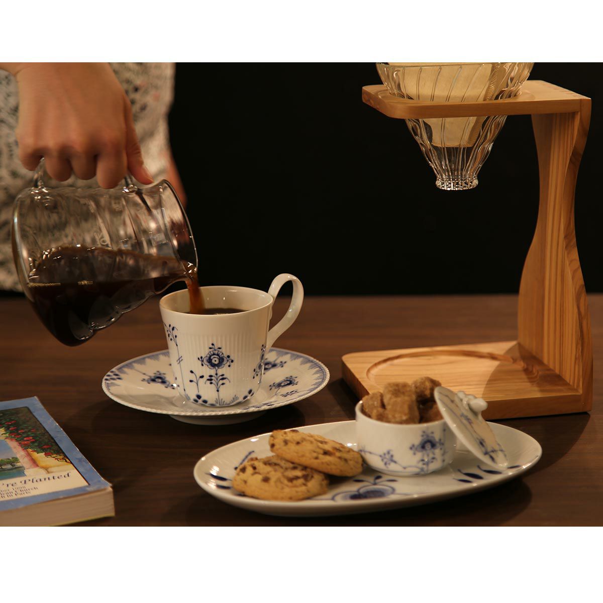 ハリオ V60 オリーブウッドスタンドセット VSS-1206-OV