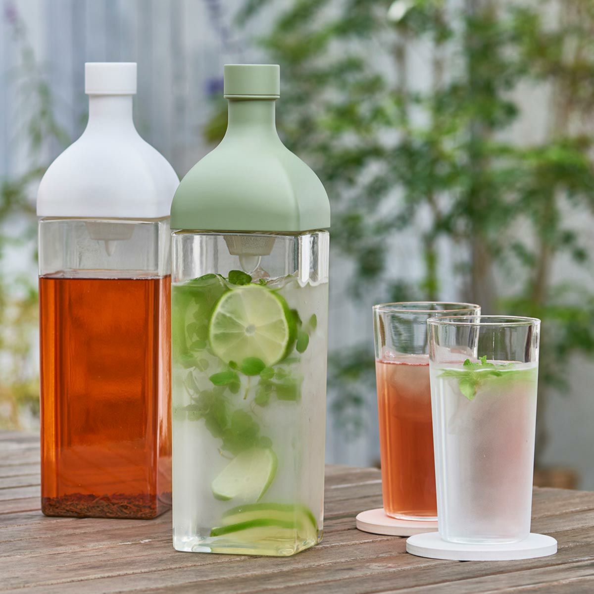 ハリオ カークボトル 1200ml ホワイト KAB-120-W フィルターインボトル