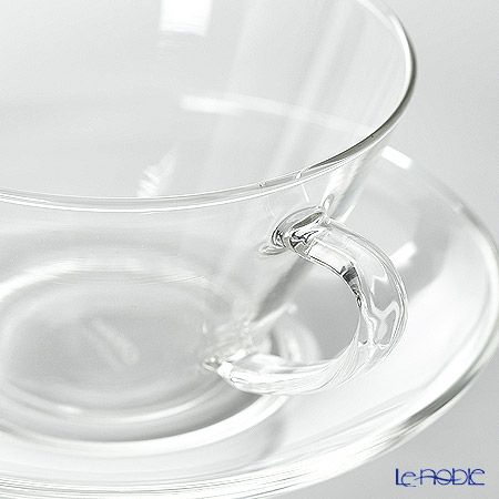 ハリオ 耐熱カップ＆ソーサー・ワイド CSW-1T 230ml