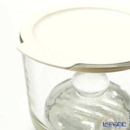 ハリオ ガラスの一夜漬け器 S GTK-S-OW ホワイト 500ml