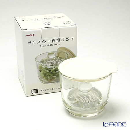 ハリオ ガラスの一夜漬け器 S GTK-S-OW ホワイト 500ml