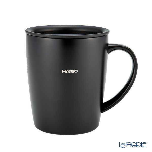 ハリオ フタ付き保温マグ300 SMF-300-B 実用容量300ml ブラック