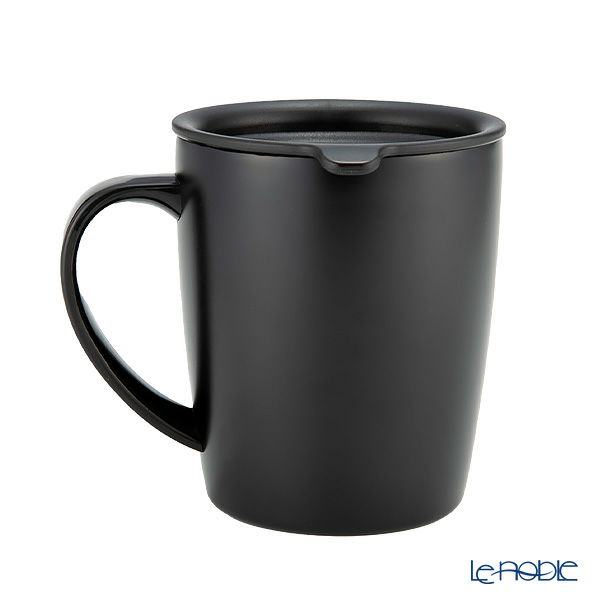 ハリオ フタ付き保温マグ300 SMF-300-B 実用容量300ml ブラック