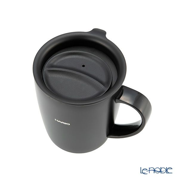 ハリオ フタ付き保温マグ300 SMF-300-B 実用容量300ml ブラック