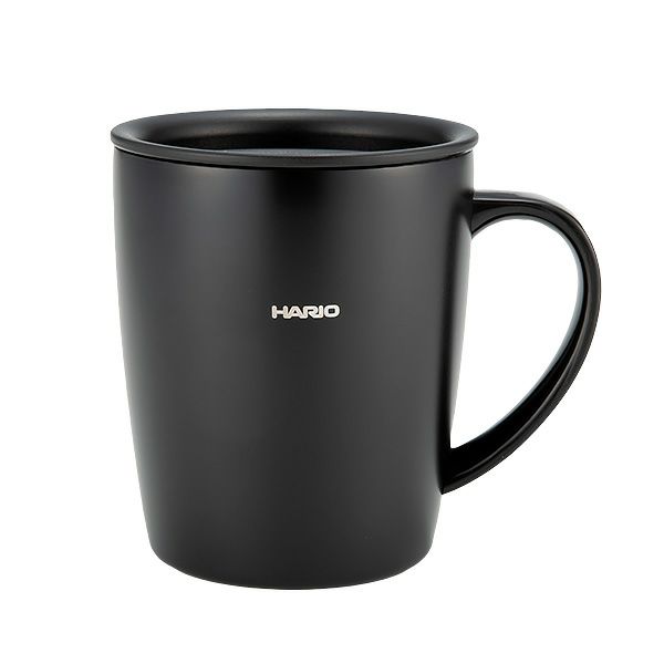 ハリオ フタ付き保温マグ300 SMF-300-B 実用容量300ml ブラック
