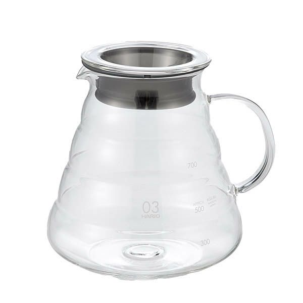 ハリオ V60用レンジサーバー 800 クリア XGSR-80-TB 800ml 2~6杯用