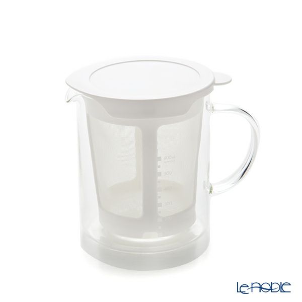 ハリオ だしポット DP-600W 600ml【電子レンジ対応】