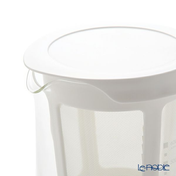 ハリオ だしポット DP-600W 600ml【電子レンジ対応】