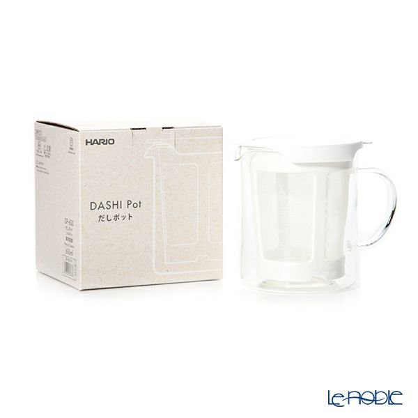 ハリオ だしポット DP-600W 600ml【電子レンジ対応】