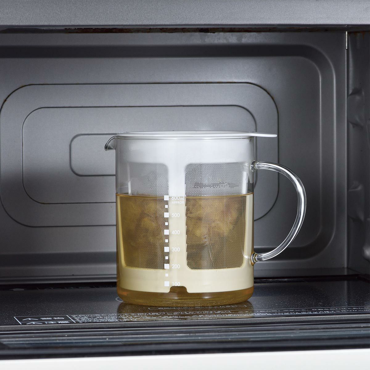 ハリオ だしポット DP-600W 600ml【電子レンジ対応】