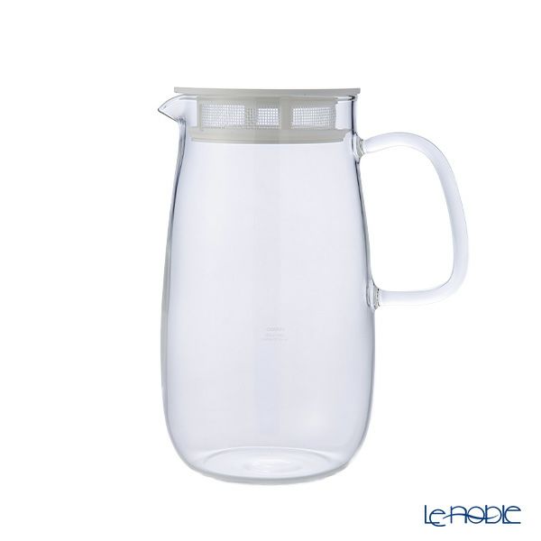 ハリオ レンジでかんたん麦茶ポット むぎちゃん XMP-1000-W 1000ml ホワイト