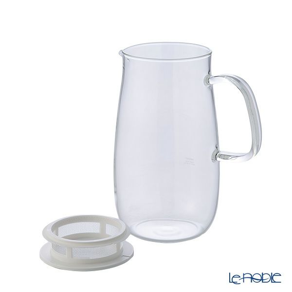 ハリオ レンジでかんたん麦茶ポット むぎちゃん XMP-1000-W 1000ml ホワイト