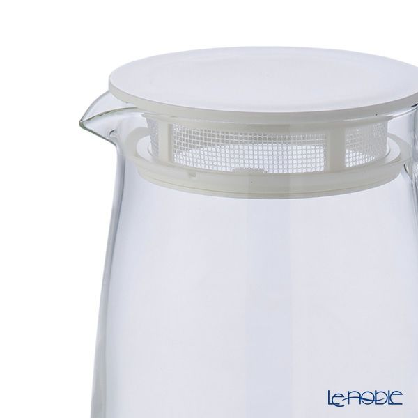 ハリオ レンジでかんたん麦茶ポット むぎちゃん XMP-1000-W 1000ml ホワイト