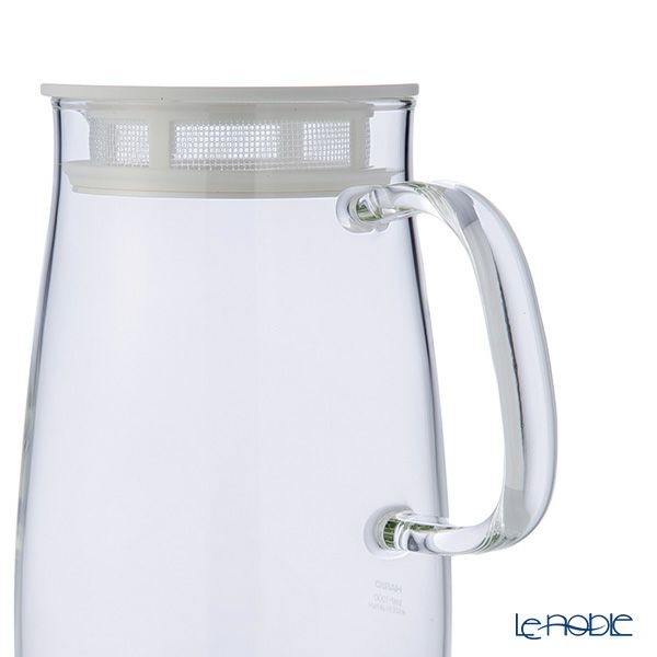 ハリオ レンジでかんたん麦茶ポット むぎちゃん XMP-1000-W 1000ml ホワイト