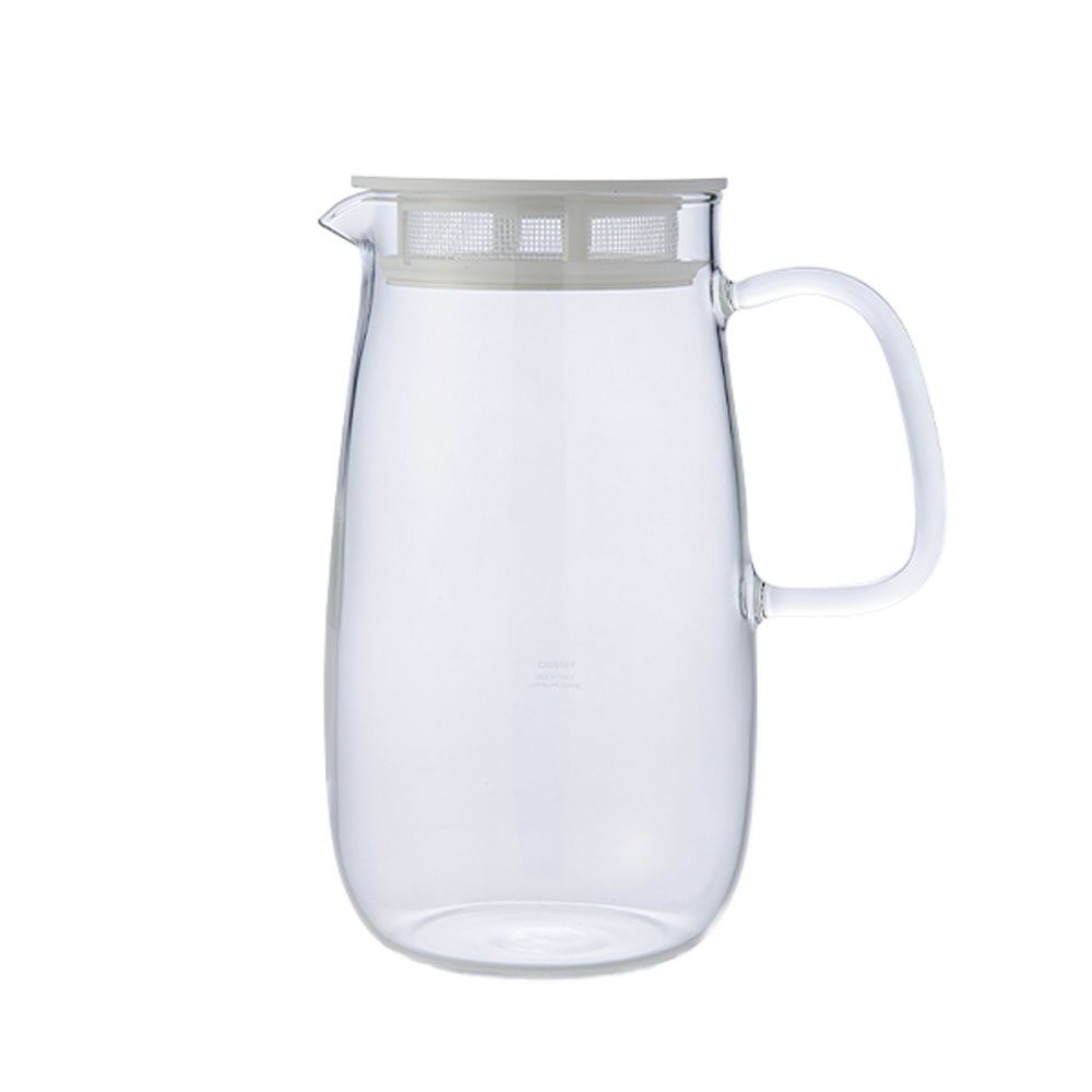 ハリオ レンジでかんたん麦茶ポット むぎちゃん XMP-1000-W 1000ml ホワイト