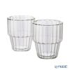 ハリオ ダブルウォールスタックグラス ライン 2個セット 300ml HWS-4012-M