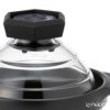 ハリオ フタがガラスのご飯釜 1-2合用 GNR-150-B-W【直火用】