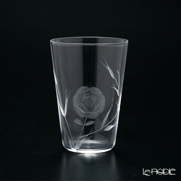 廣田硝子 BRUNCH 薔薇 TC-4-2 タンブラー（ショットグラス）