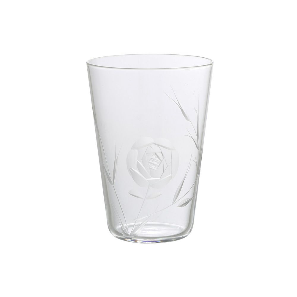 廣田硝子 BRUNCH 薔薇 TC-4-2 タンブラー（ショットグラス）