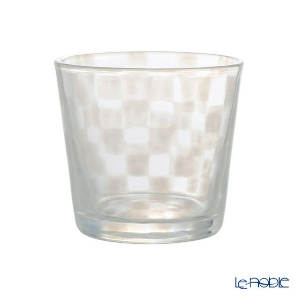 廣田硝子 大正浪漫硝子 TR-33-1 そばちょこ（ロックグラス） 市松 144ml