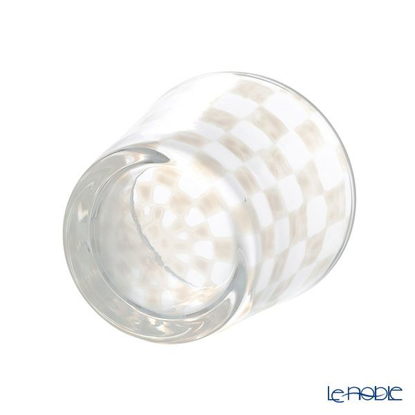 廣田硝子 大正浪漫硝子 TR-33-1 そばちょこ（ロックグラス） 市松 144ml