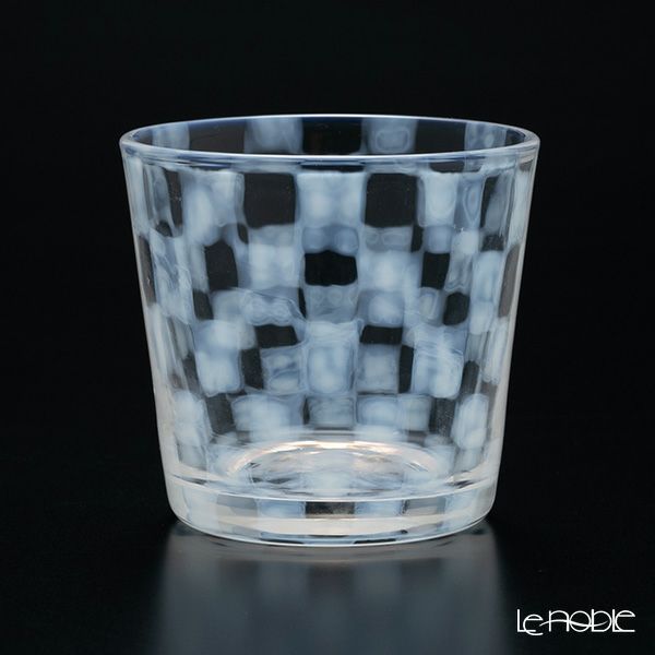 廣田硝子 大正浪漫硝子 TR-33-1 そばちょこ（ロックグラス） 市松 144ml