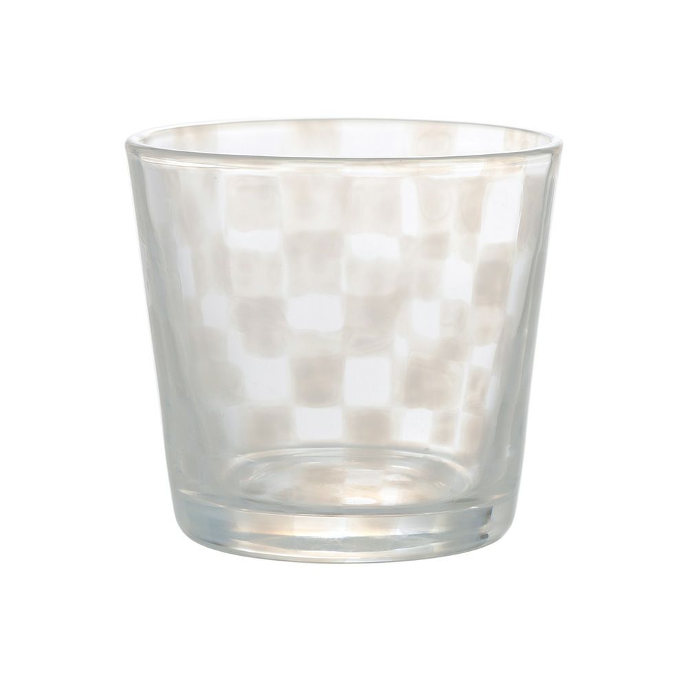 廣田硝子 大正浪漫硝子 TR-33-1 そばちょこ（ロックグラス） 市松 144ml